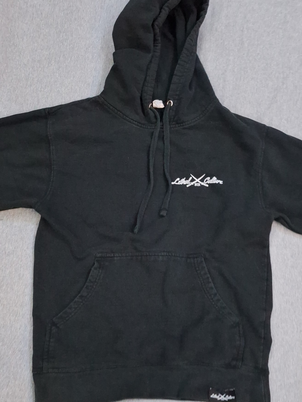 Black Lethal Culture Pullover Hoodie